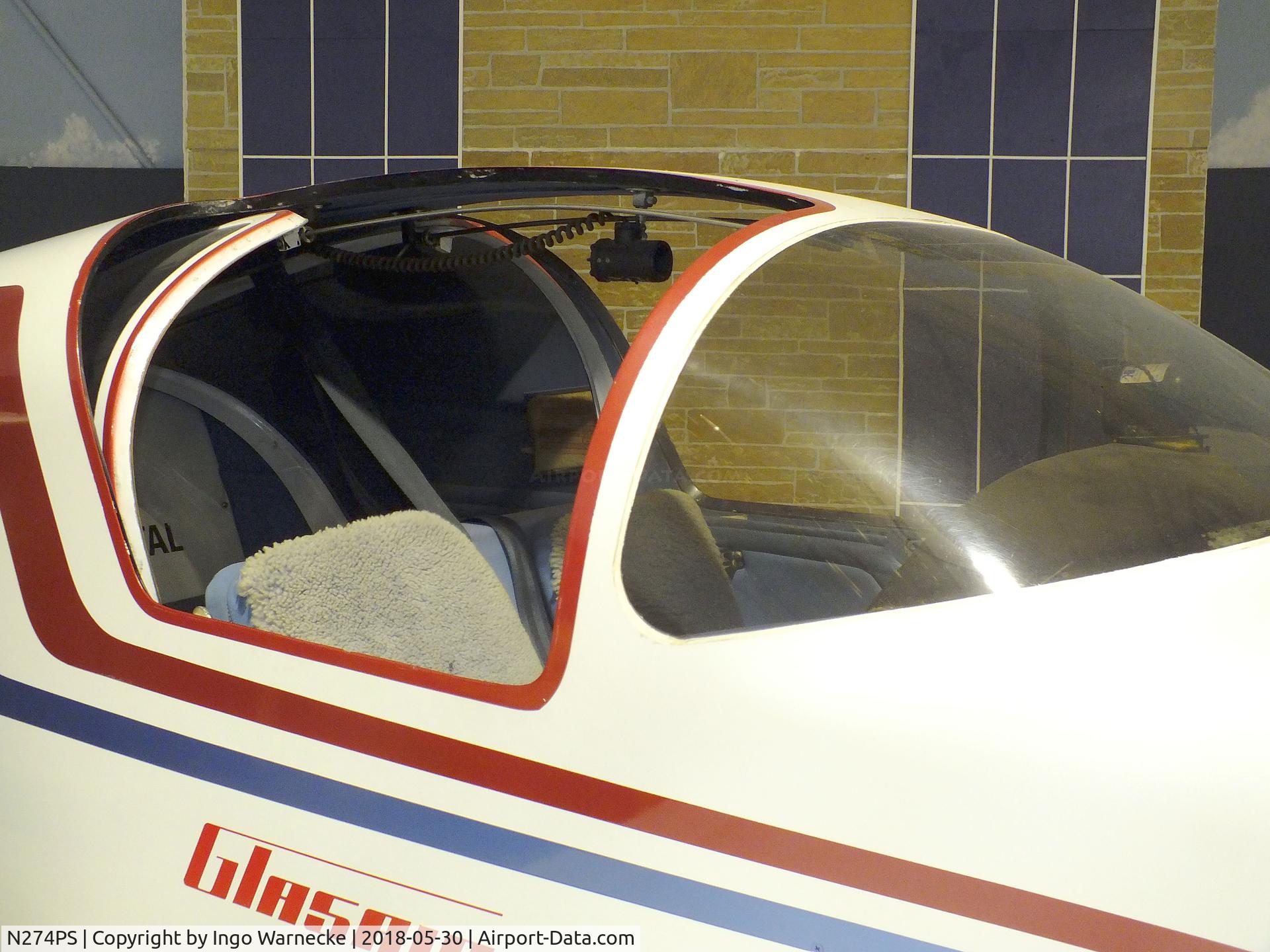 N274PS, 1990 Stoddard-Hamilton Glasair SH RG 1 C/N 274, Stoddard-Hamilton (Mitchell, Robert R) Glasair SH RG 1 at the Southern Museum of Flight, Birmingham AL