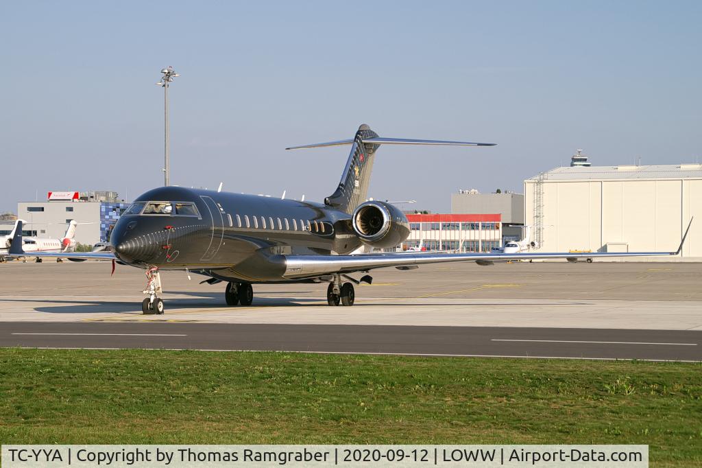 TC-YYA, 2009 Bombardier BD-700-1A10 Global Express XRS C/N 9365, Bora Jet Bombardier Global Express