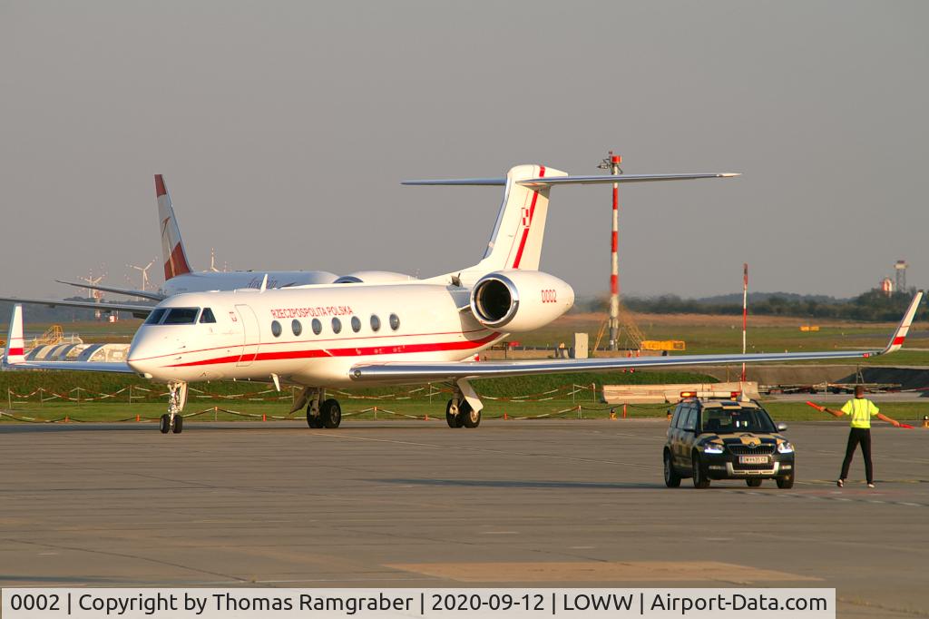 0002, 2017 Gulfstream GV-SP (G550) C/N 5554, Poland - Air Force Gulfstream G550
