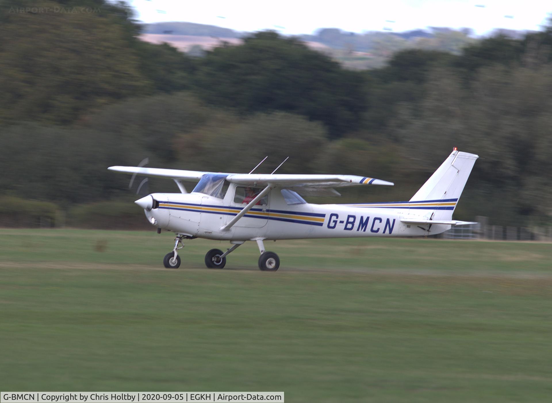 G-BMCN, 1978 Reims F152 C/N 1471, Landing at Headcorn, Kent