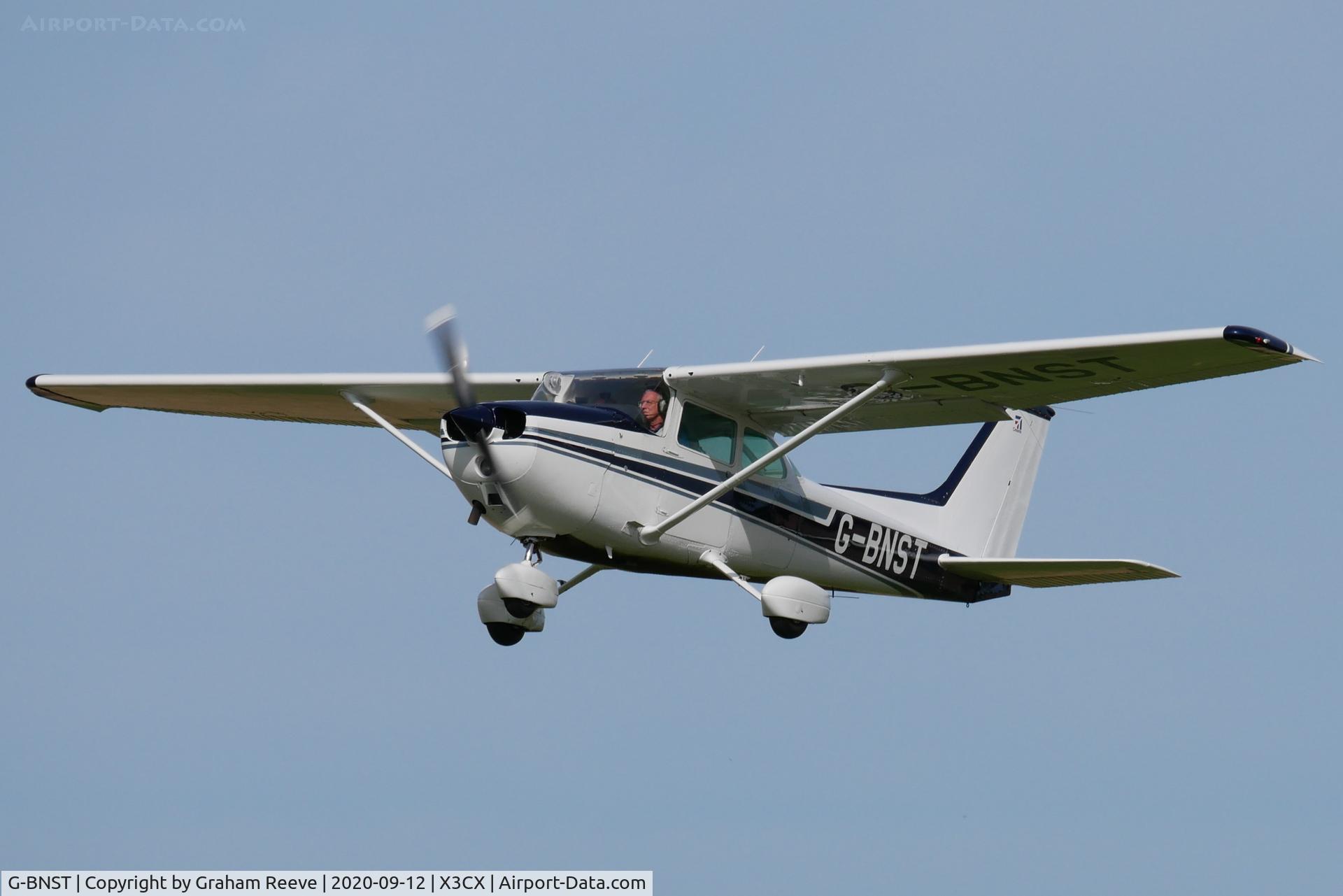 G-BNST, 1979 Cessna 172N Skyhawk C/N 172-73661, Departing from Northrepps.