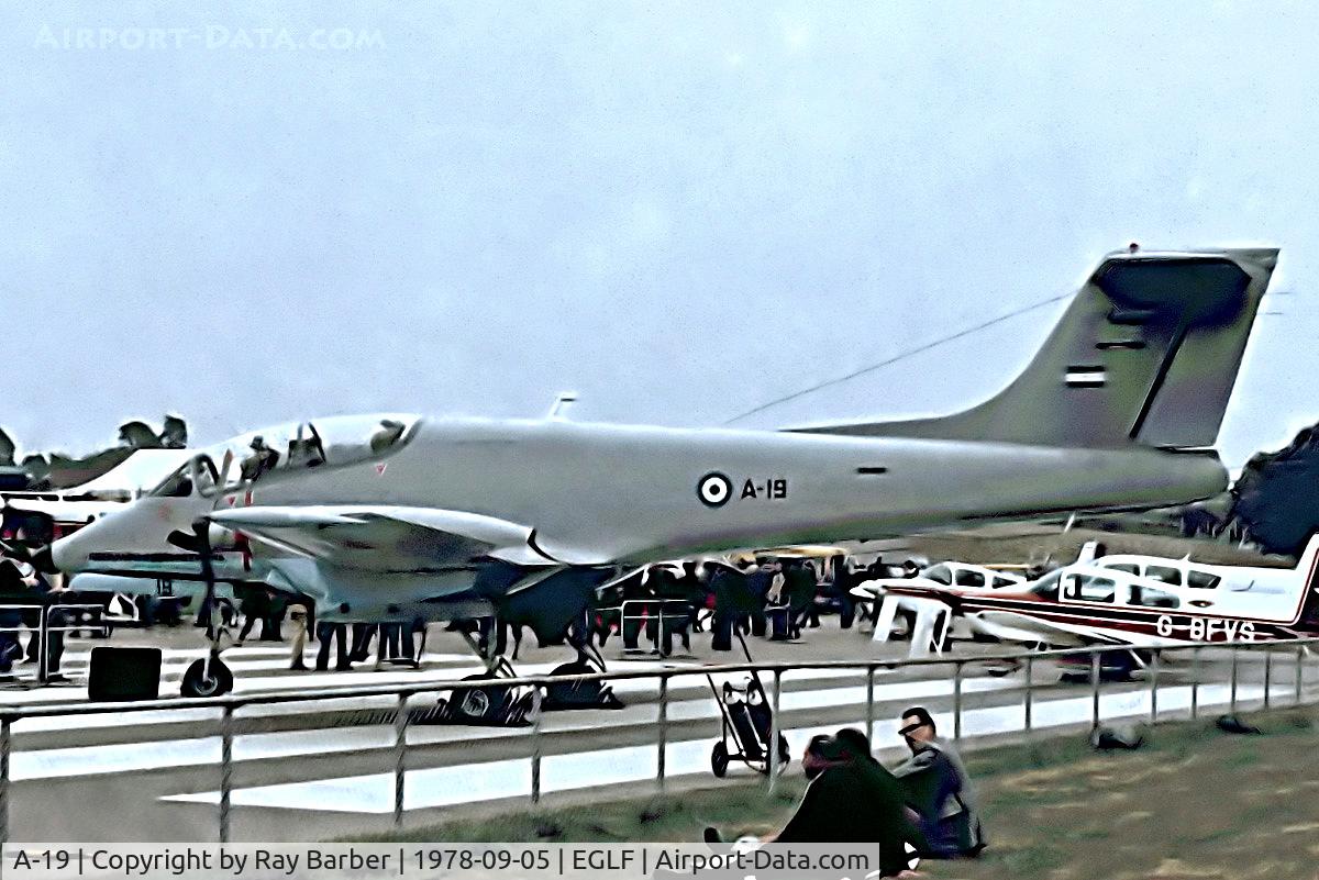 A-19, FMA IA-58A Pucará C/N 019, A-19   FMA IA-58A Pucara [019] (Argentine Air Force) Farnborough~G 06/09/1978