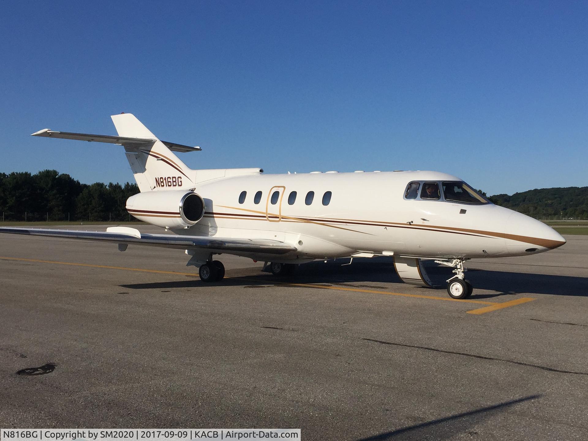 N816BG, 1989 British Aerospace Hawker 800A C/N 258168, At Antrim County, Bellaire, MI (KACB)