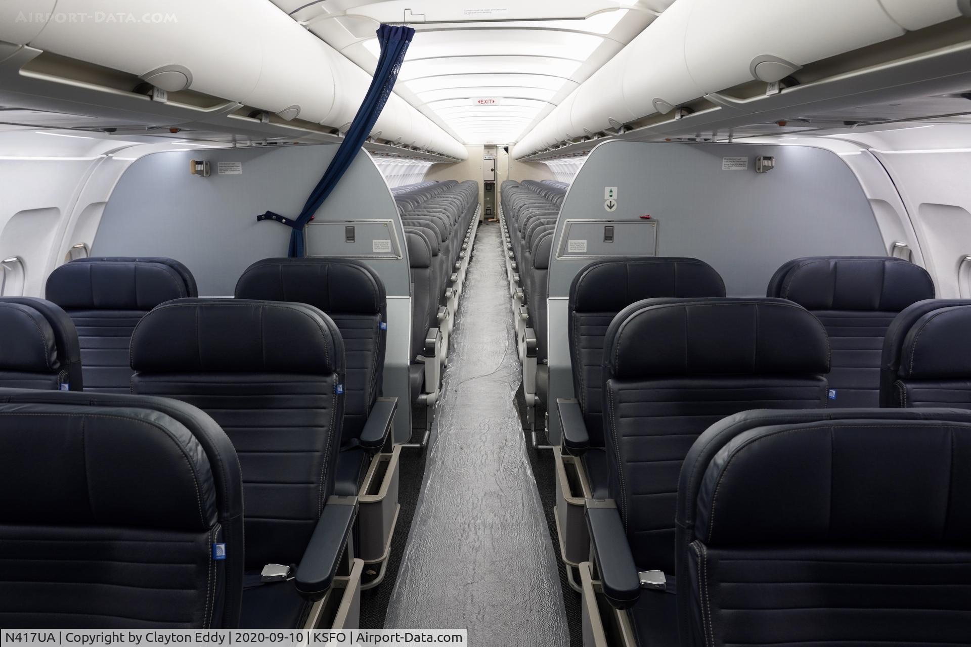 N417UA, 1994 Airbus A320-232 C/N 483, SFO 2020.