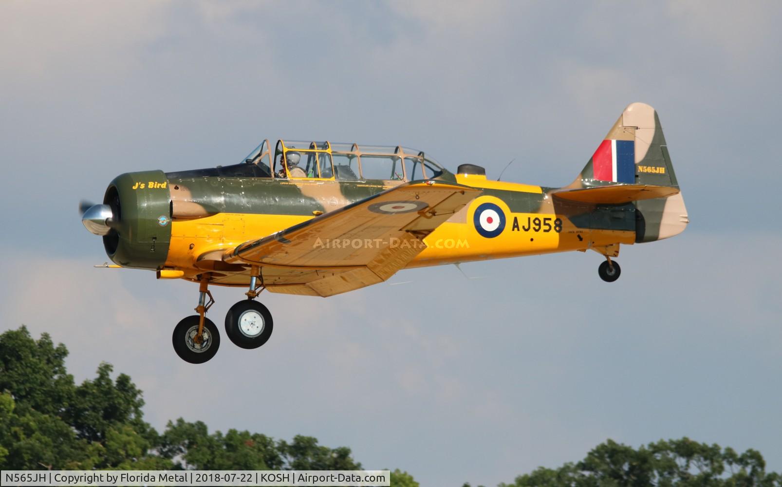 N565JH, 1954 Canadian Car & Foundry Harvard MK IV C/N CCF4-206, OSH 2018