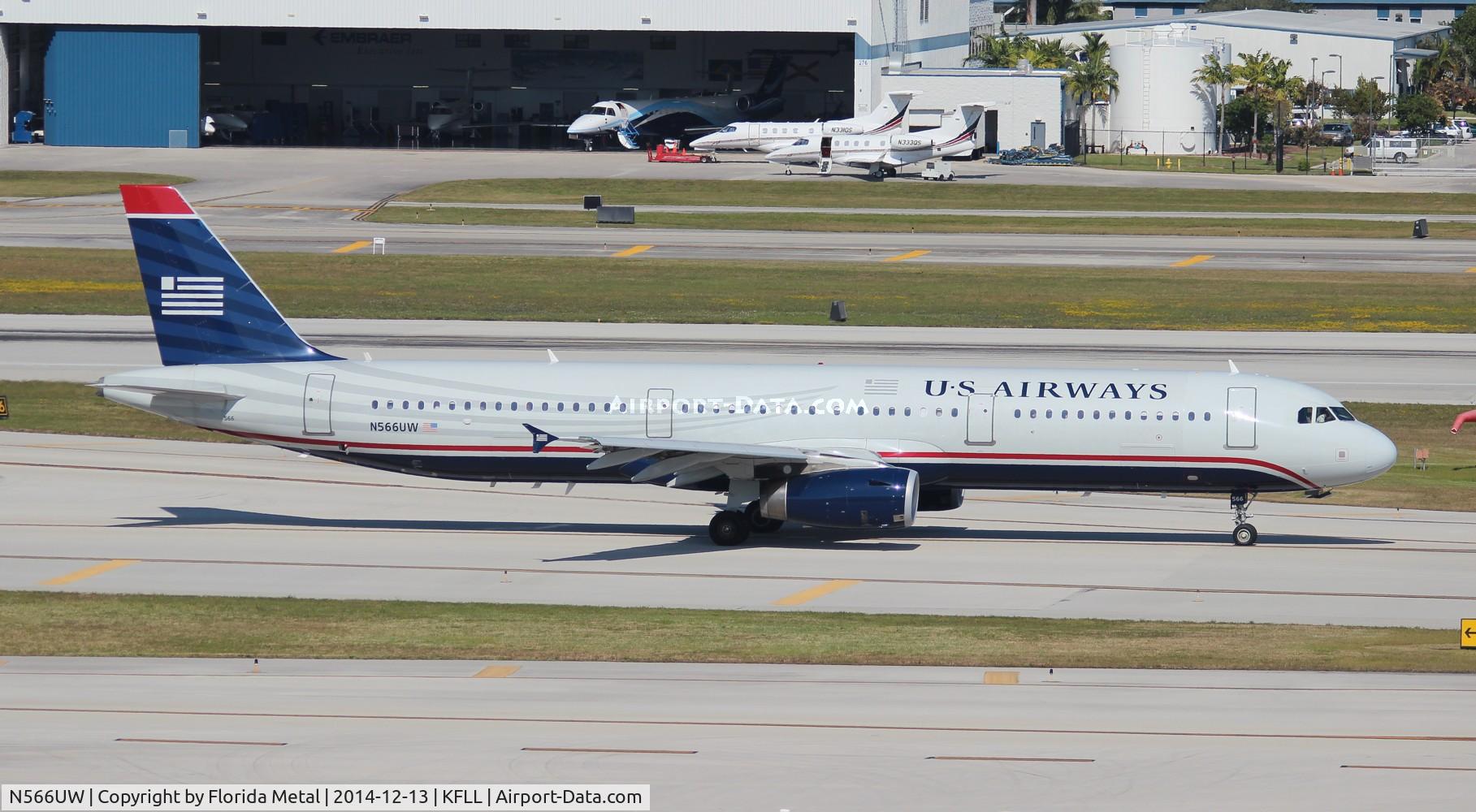 N566UW, 2012 Airbus A321-231 C/N 5422, FLL 2014