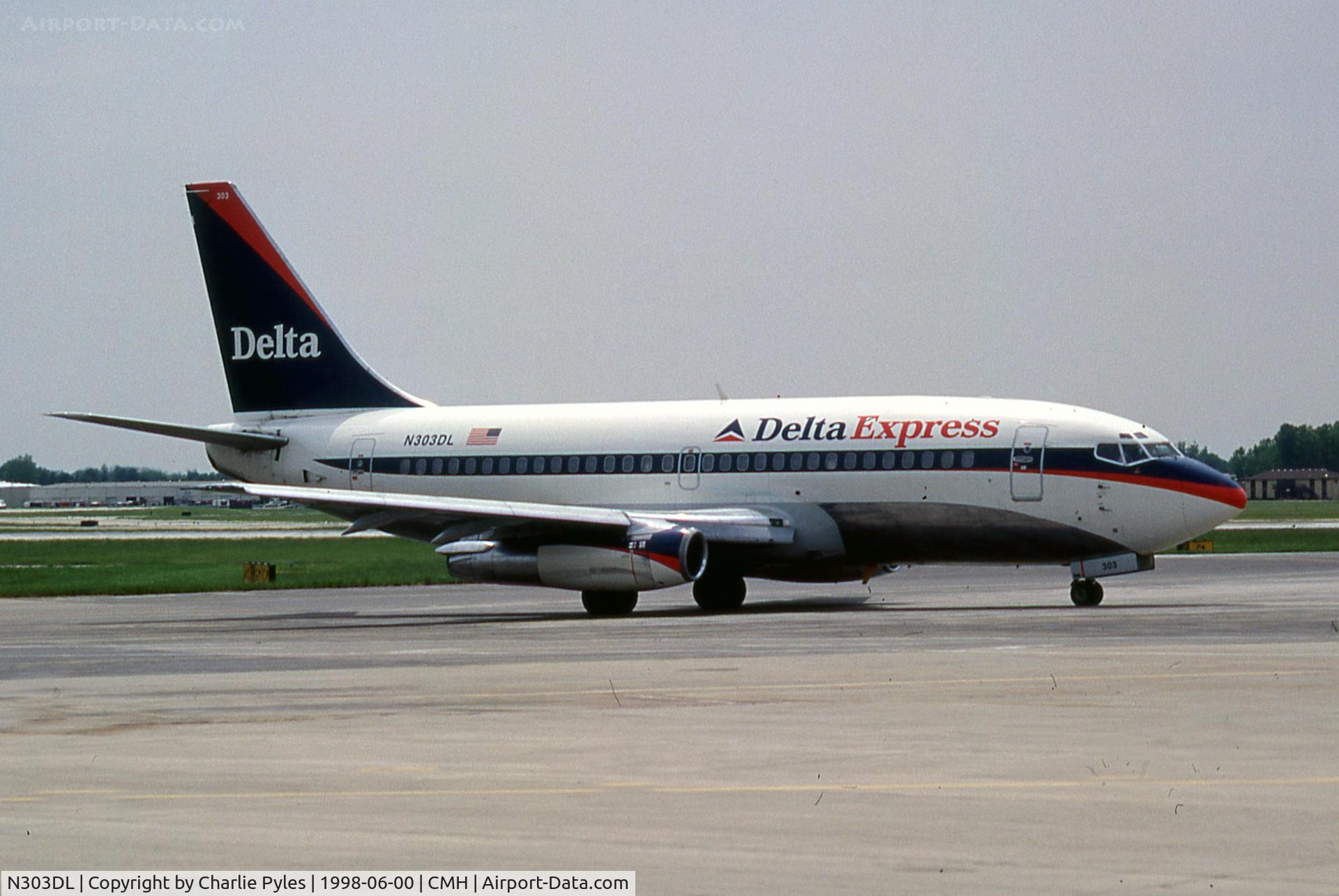N303DL, 1983 Boeing 737-232 C/N 23075, Delta Express