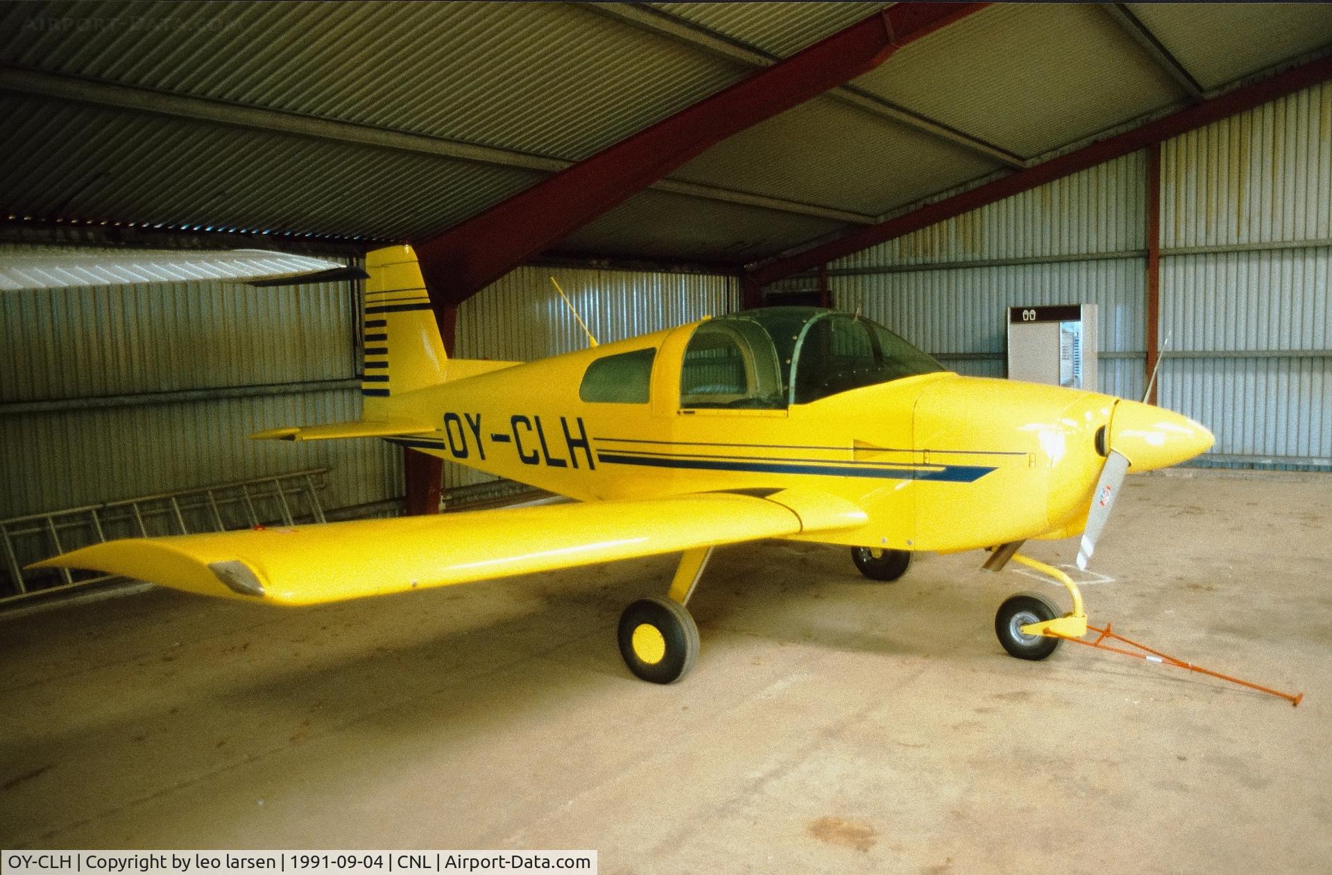 OY-CLH, 1973 Grumman American AA-1B Trainer Trainer C/N AA1B-0184, Sindal 4.9.1991