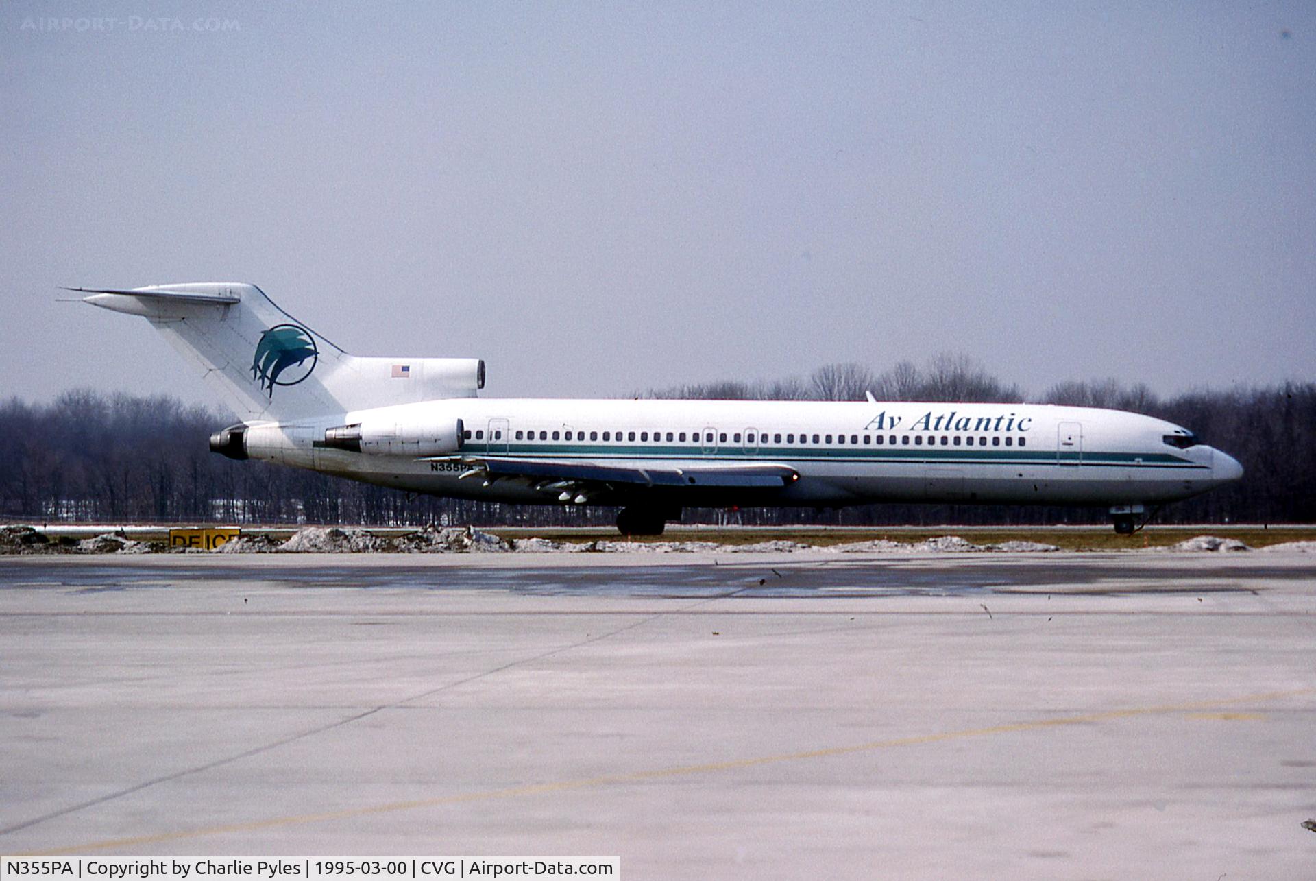 N355PA, 1973 Boeing 727-225 C/N 20625, ex N8863E of Eastern Airlines