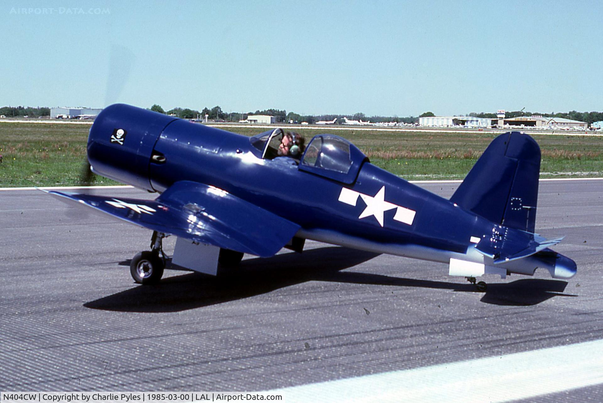 N404CW, 1979 Weirick F4U Corsair C/N 80, Ay Sun N Fun '85