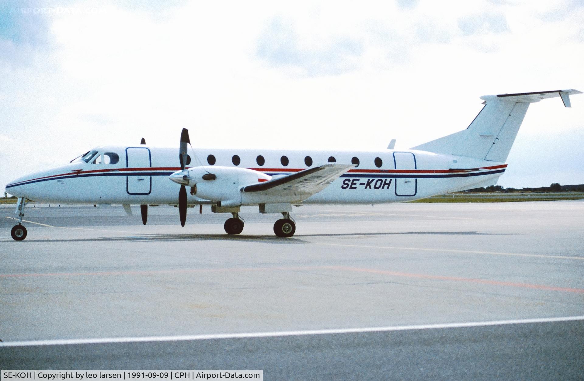 SE-KOH, 1983 Beech 1900C C/N UA-3, Copenhagen 9.9.1991