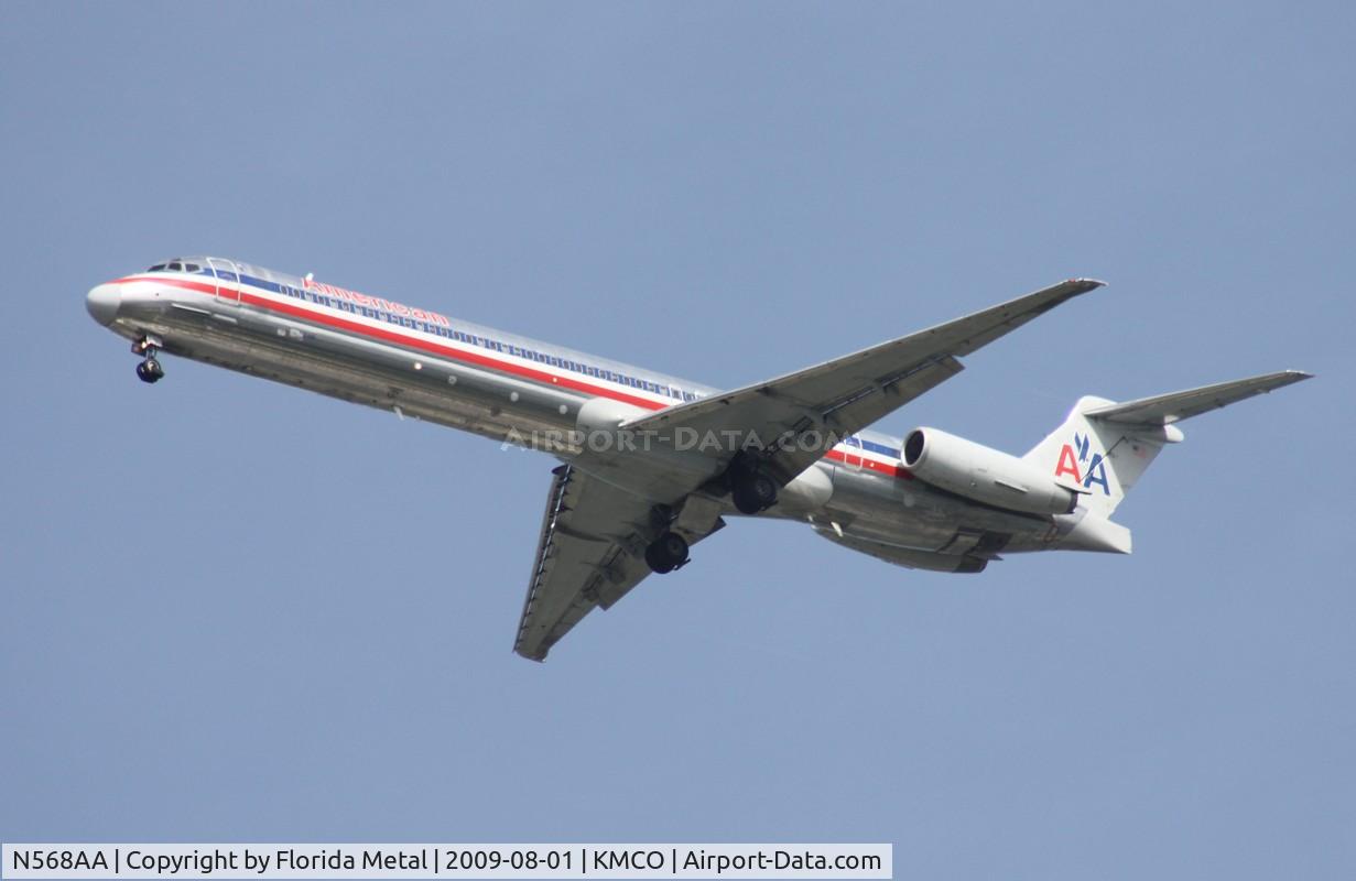N568AA, 1987 McDonnell Douglas MD-83 (DC-9-83) C/N 49349, MCO 2009