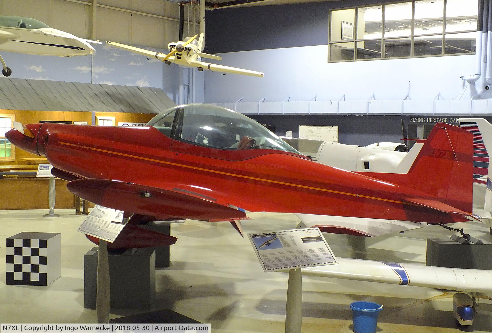 N7XL, 1983 Bushby Mustang II C/N M-II-707, Bushby (Lund, Bruce R) Mustang II XL at the Southern Museum of Flight, Birmingham AL