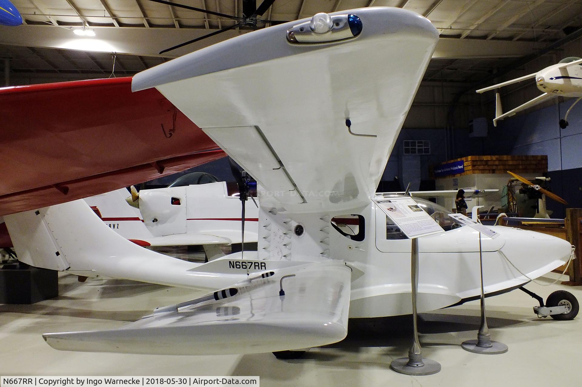 N667RR, 1999 Ross Raymon C Jr SEA BIRD 1 C/N 001, Raymon C Ross Sea Bird 1 at the Southern Museum of Flight, Birmingham AL