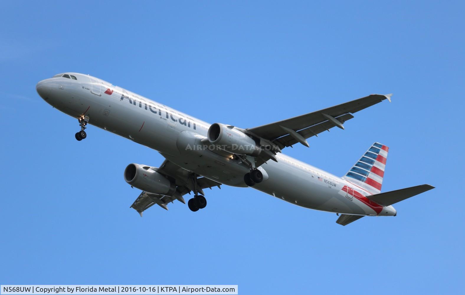 N568UW, 2013 Airbus A321-231 C/N 5751, TPA 2016