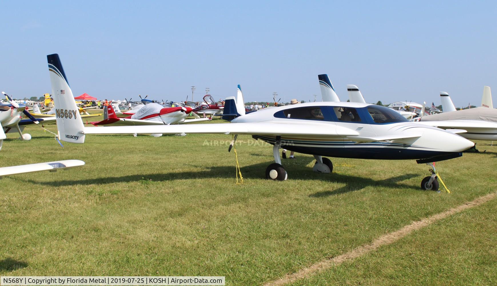 N568Y, 2007 Velocity Velocity XL RG-5 C/N 3RX083, OSH 2019
