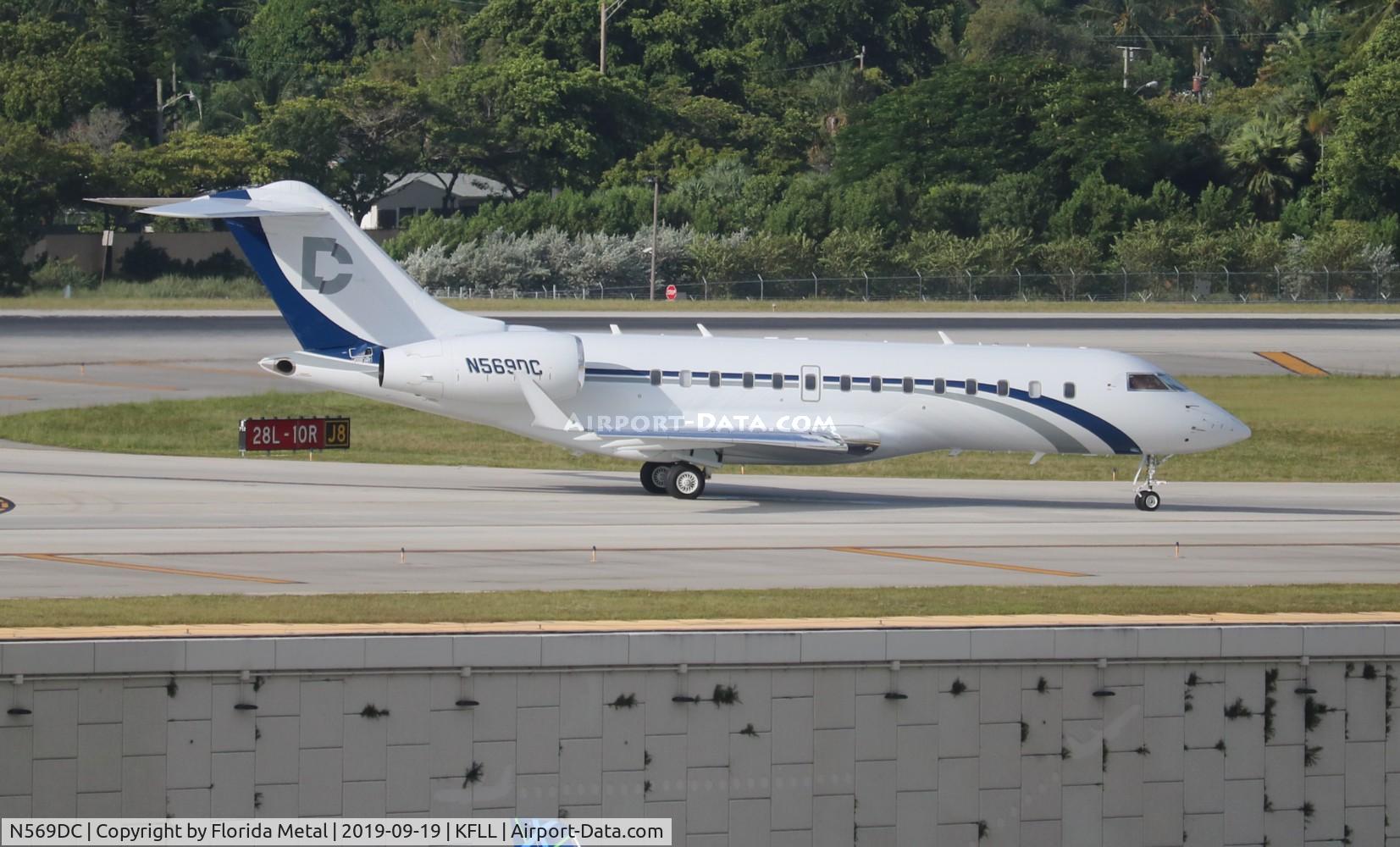 N569DC, 2006 Bombardier BD-700-1A11 Global Express 5000 C/N 9209, FLL 2019