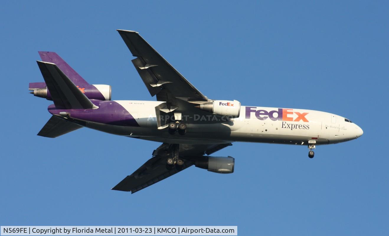 N569FE, 1980 McDonnell Douglas MD-10-10F C/N 47828, MCO 2011