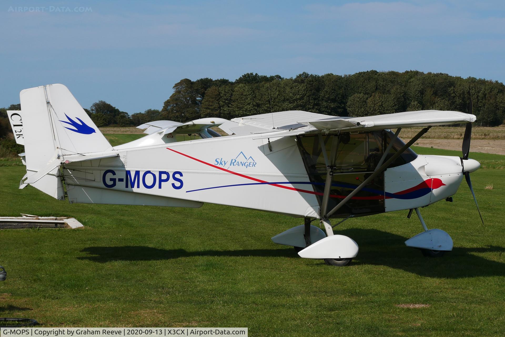G-MOPS, 2007 Skyranger Swift 912S(1) C/N BMAA/HB/547, Parked at Northrepps.