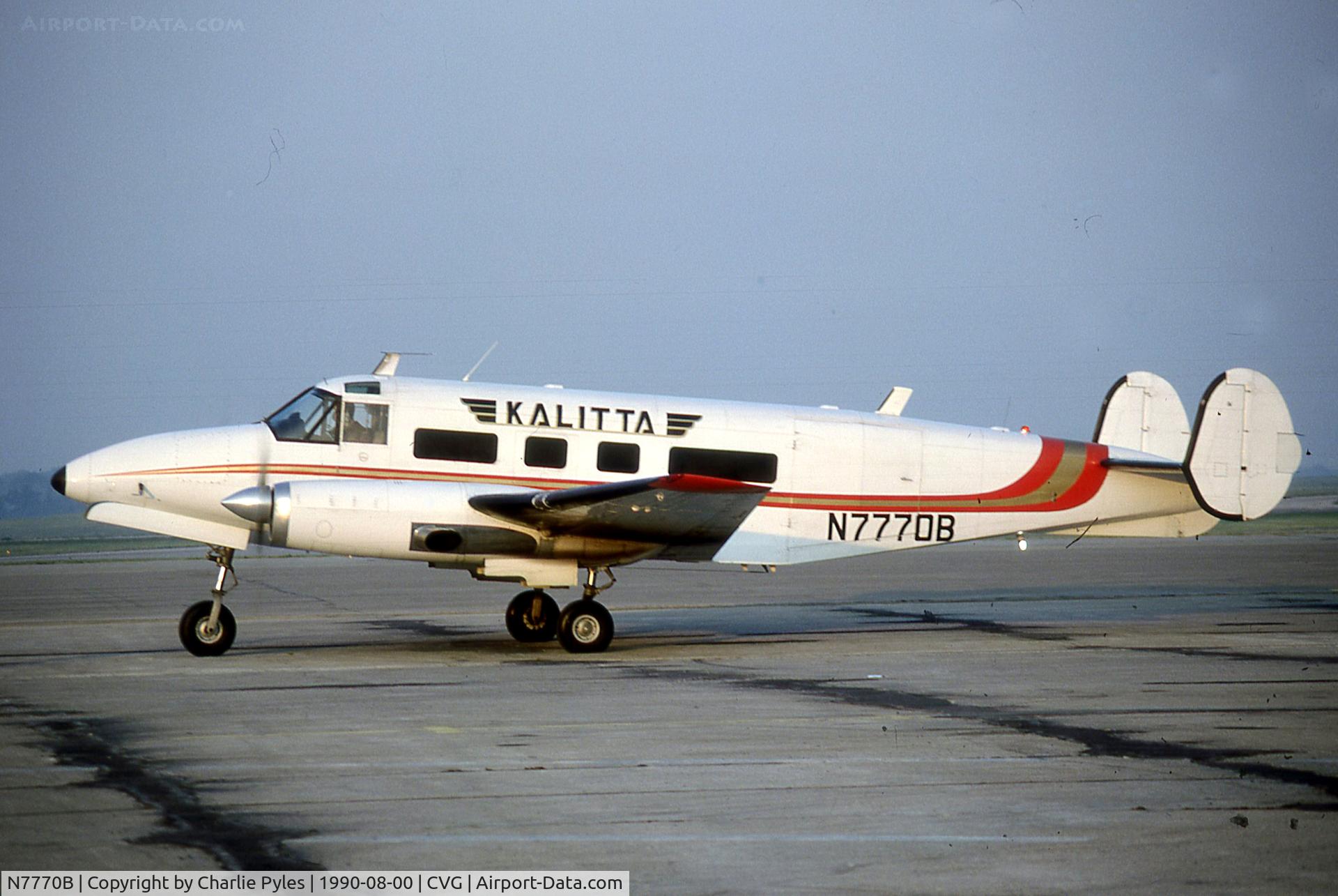 N7770B, Beech C-45G Expeditor C/N AF-320, Kalitta