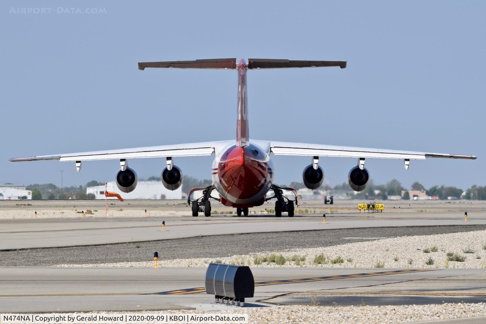 N474NA, British Aerospace BAe.146-200A C/N E2084, Turning onto Alpha.