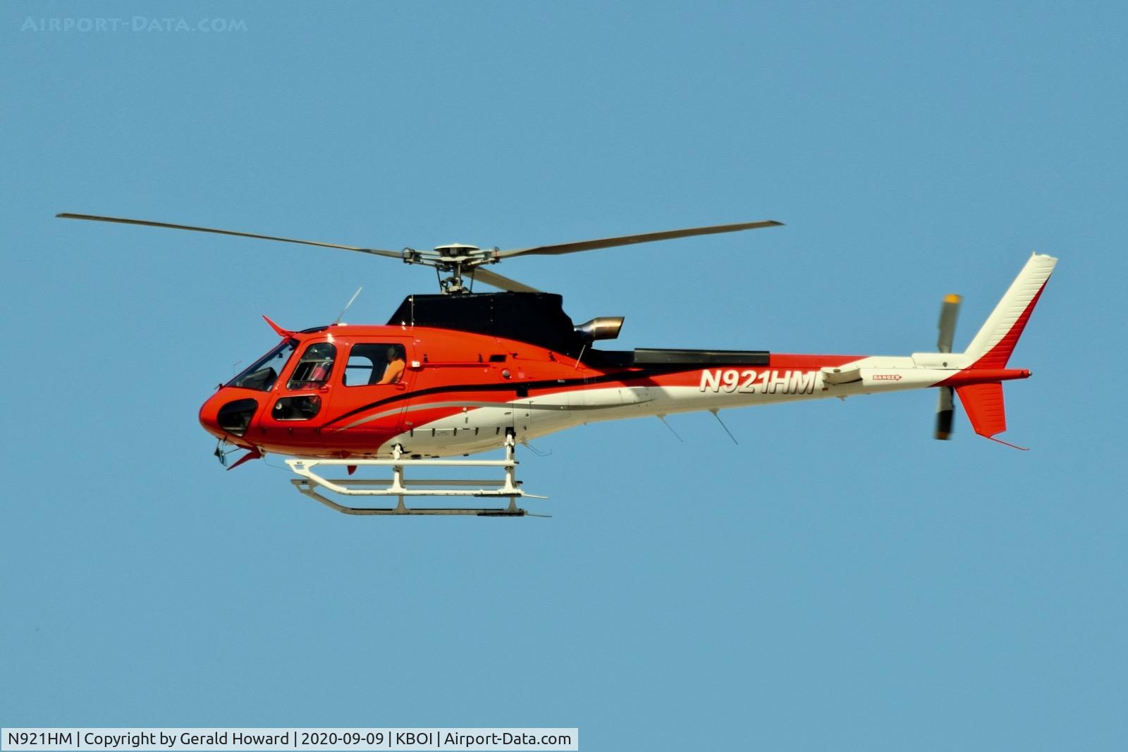 N921HM, 2015 Airbus Helicopters AS-350B-3 Ecureuil C/N 7981, Departing BOI.