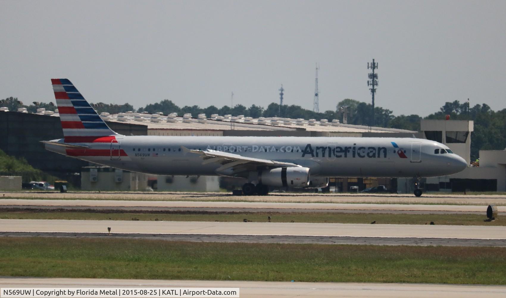 N569UW, 2013 Airbus A321-231 C/N 5763, ATL 2015