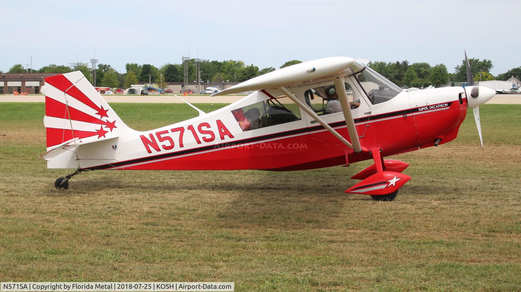 N571SA, 2005 American Champion 8KCAB Super Decathlon C/N 1009-2005, OSH 2018