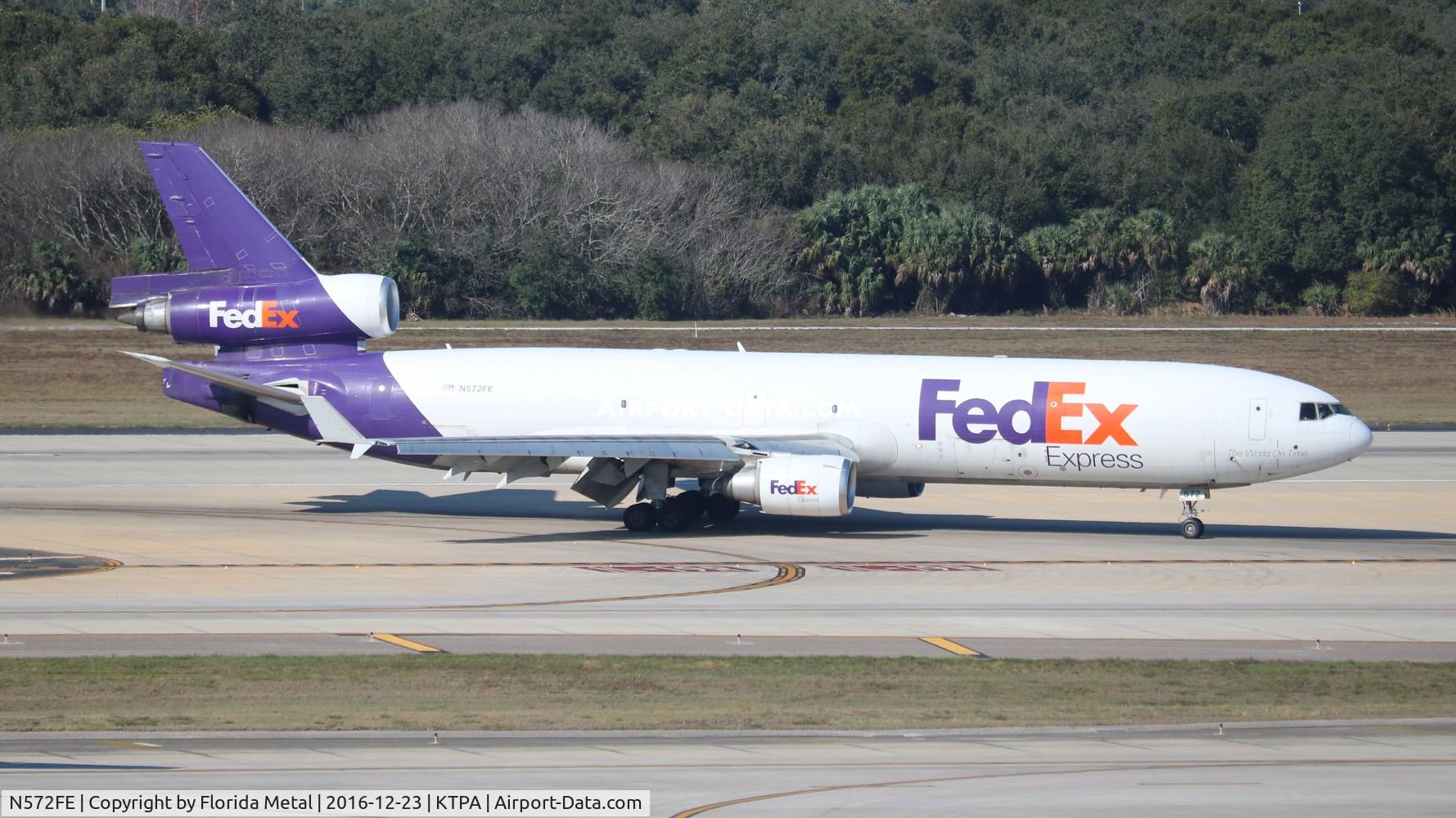 N572FE, 2003 McDonnell Douglas MD-11F C/N 48755, TPA 2016