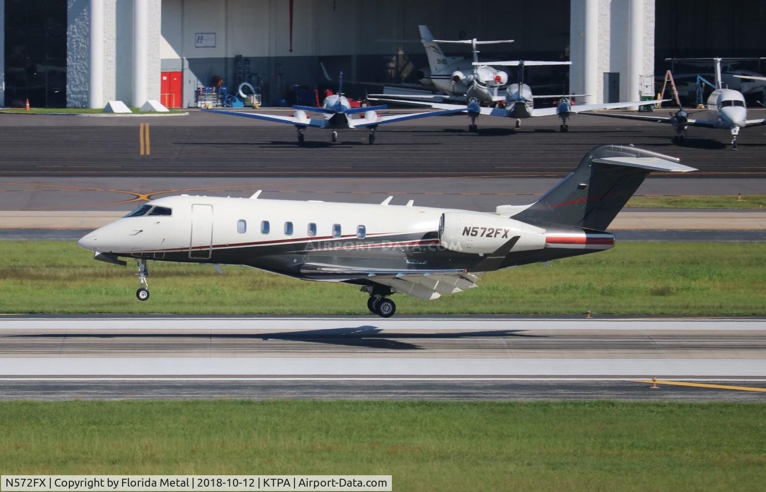 N572FX, 2014 Bombardier Challenger 350 (BD-100-1A10) C/N 20521, TPA 2018