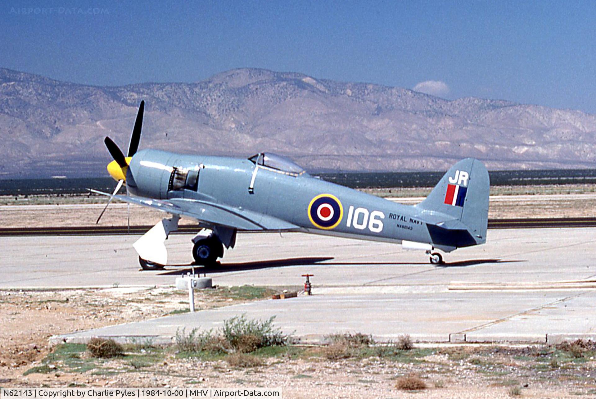N62143, 1960 Hawker Sea Fury T.20 C/N ES.8509, Before Riff-Raff by Air Pix Photog Jim JET Thompson