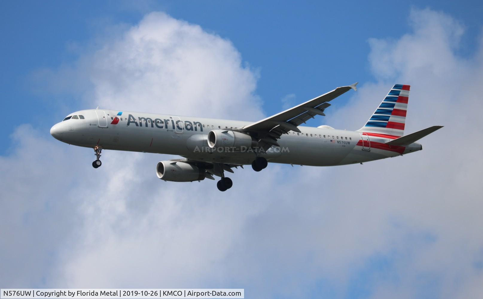 N576UW, 2014 Airbus A321-231 C/N 6027, MCO 2019