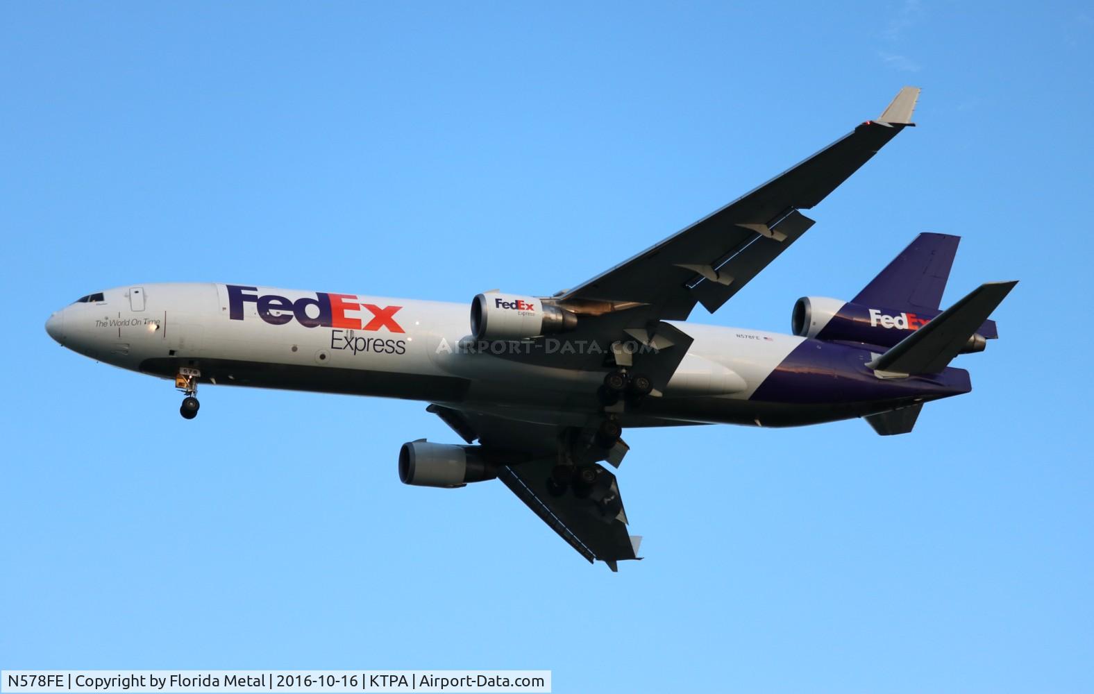 N578FE, 1992 McDonnell Douglas MD-11F C/N 48458, TPA 2016