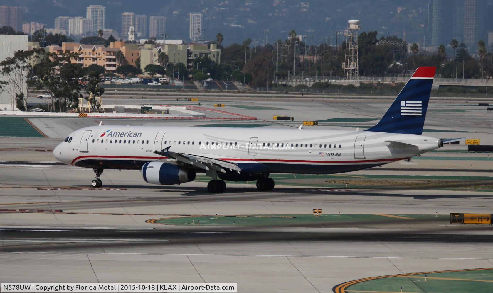 N578UW, 2014 Airbus A321-231 C/N 6035, LAX 2015