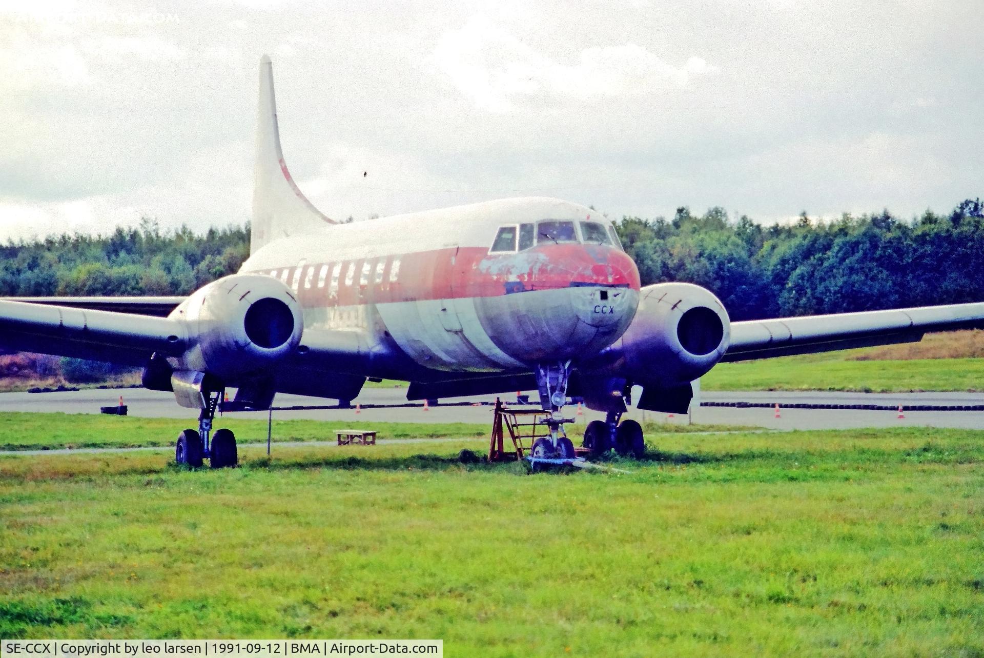 SE-CCX, 1956 Convair 440-75 Metropolitan C/N 320, Bromma Stockholm 12.9.1991