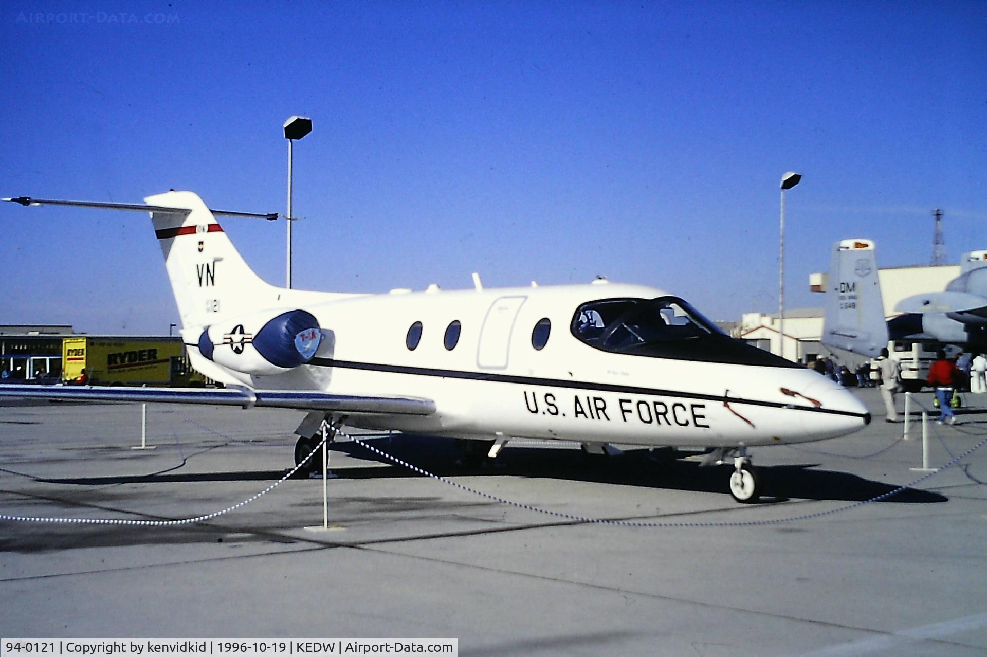 94-0121, 1994 Raytheon T-1A Jayhawk C/N TT-121, At the 1996 Edwards Open House.