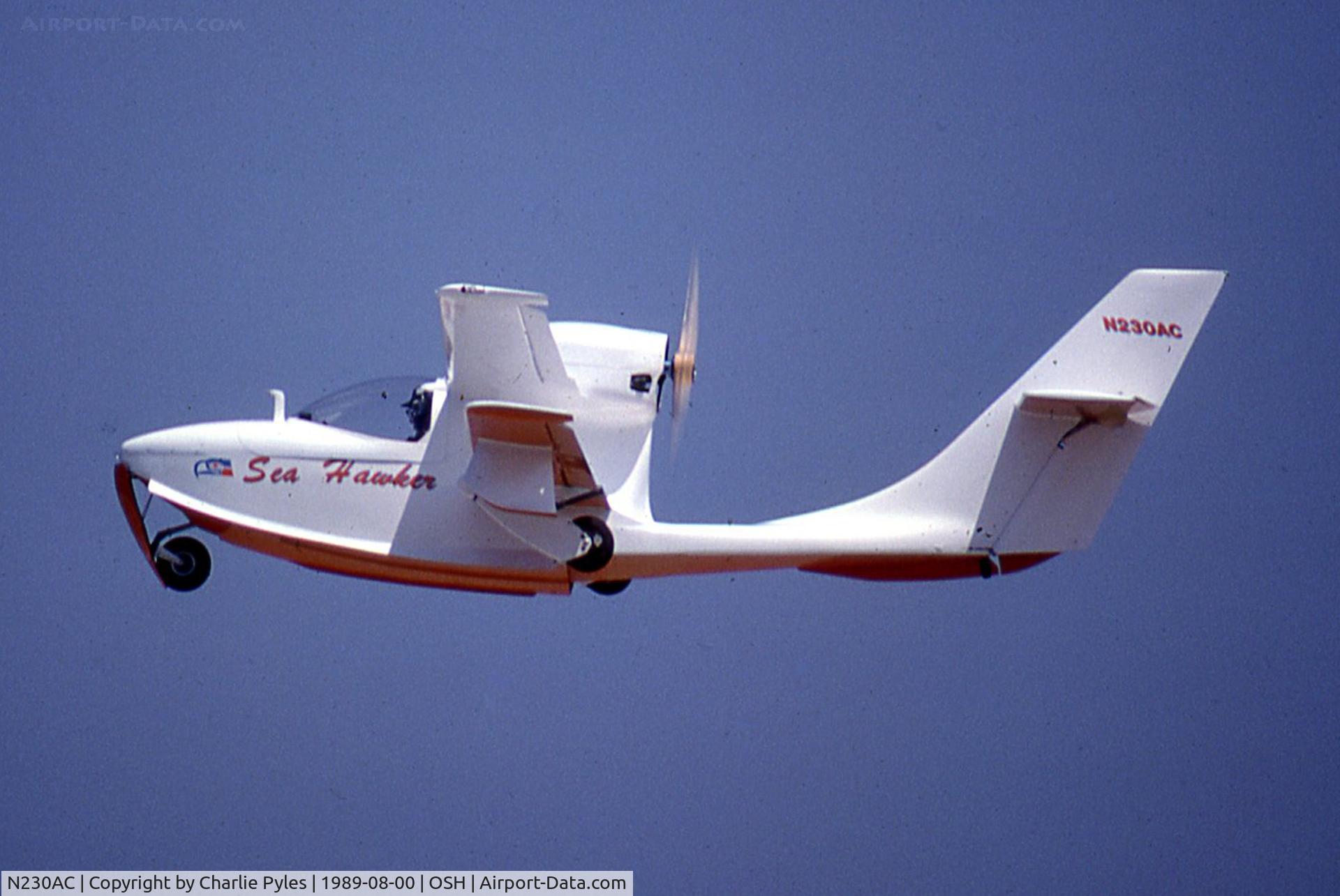 N230AC, 1989 Aero Composites SEA HAWKER C/N 230, on take off