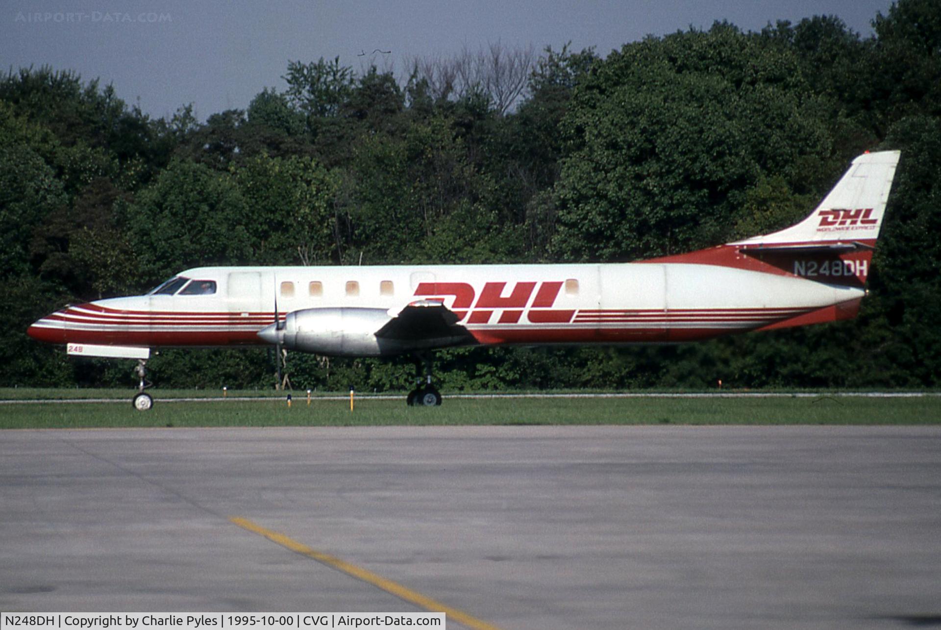 N248DH, 1985 Swearingen SA227-AT C/N AT-630B, DHL in the beginning at CVG