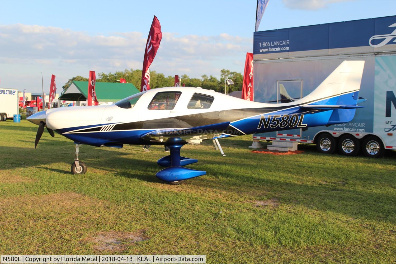 N580L, 2017 MAKO N580L LLC NLA-450 C/N NLA-450-1001, SNF 2018