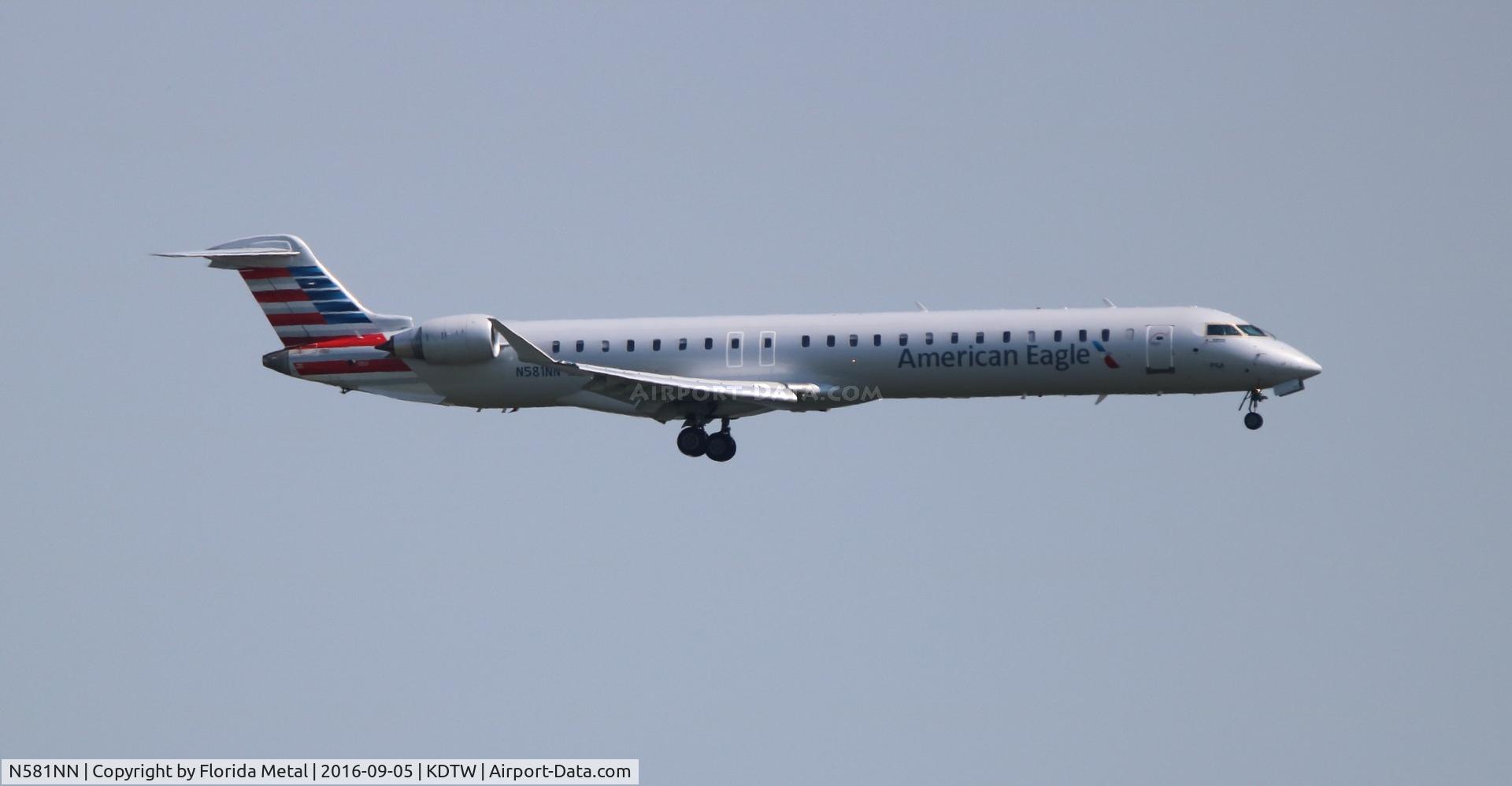 N581NN, 2015 Bombardier CRJ-900 (CL-600-2D24) C/N 15384, DTW 2016