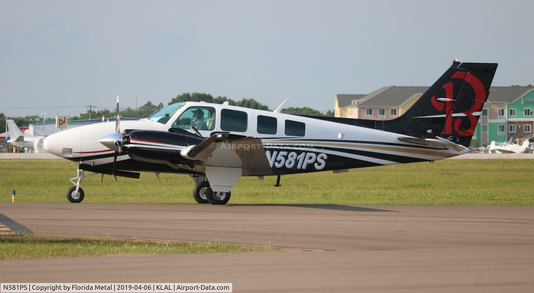 N581PS, 1999 Raytheon Aircraft Company 58 C/N TH-1903, SNF 2019