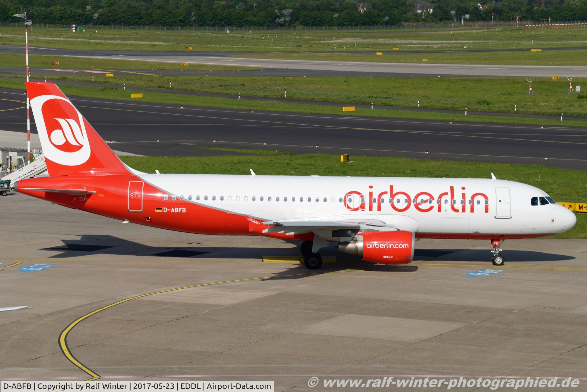 D-ABFB, 2009 Airbus A320-214 C/N 4128, Airbus A320-214 - AB BER Air Berlin - 4128 - D-ABFB - 23.05.2017 - DUS