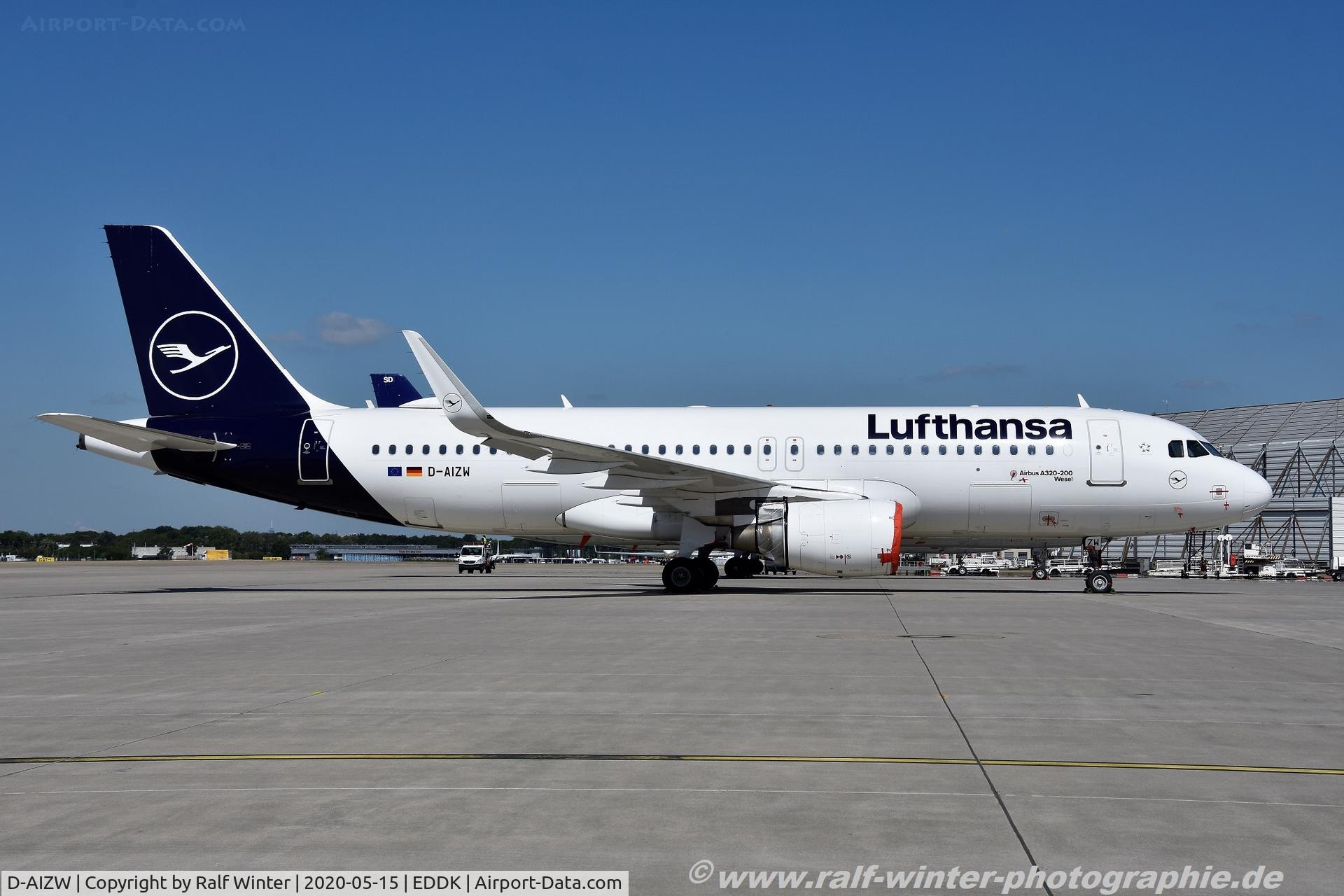 D-AIZW, 2013 Airbus A320-214 C/N 5694, Airbus A320-214(W) - LH DLH Lufthansa 'Wesel' - 5694 - D-AIZW - 15.05.2020 - CGN