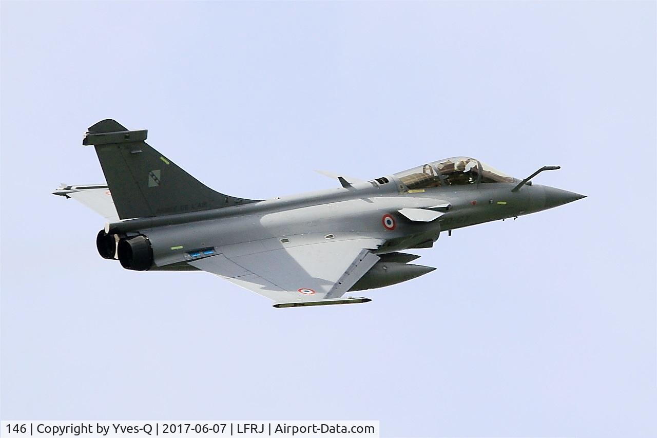 146, Dassault Rafale C C/N 146, Dassault Rafale C, TClimbing from rwy 26, Landivisiau Naval Air Base (LFRJ) Tiger Meet 2017