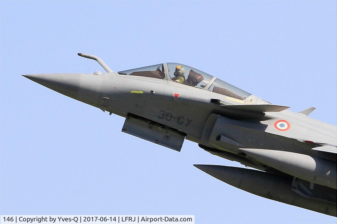 146, Dassault Rafale C C/N 146, Dassault Rafale C, Take off rwy 26, Landivisiau Naval Air Base (LFRJ) Tiger Meet 2017