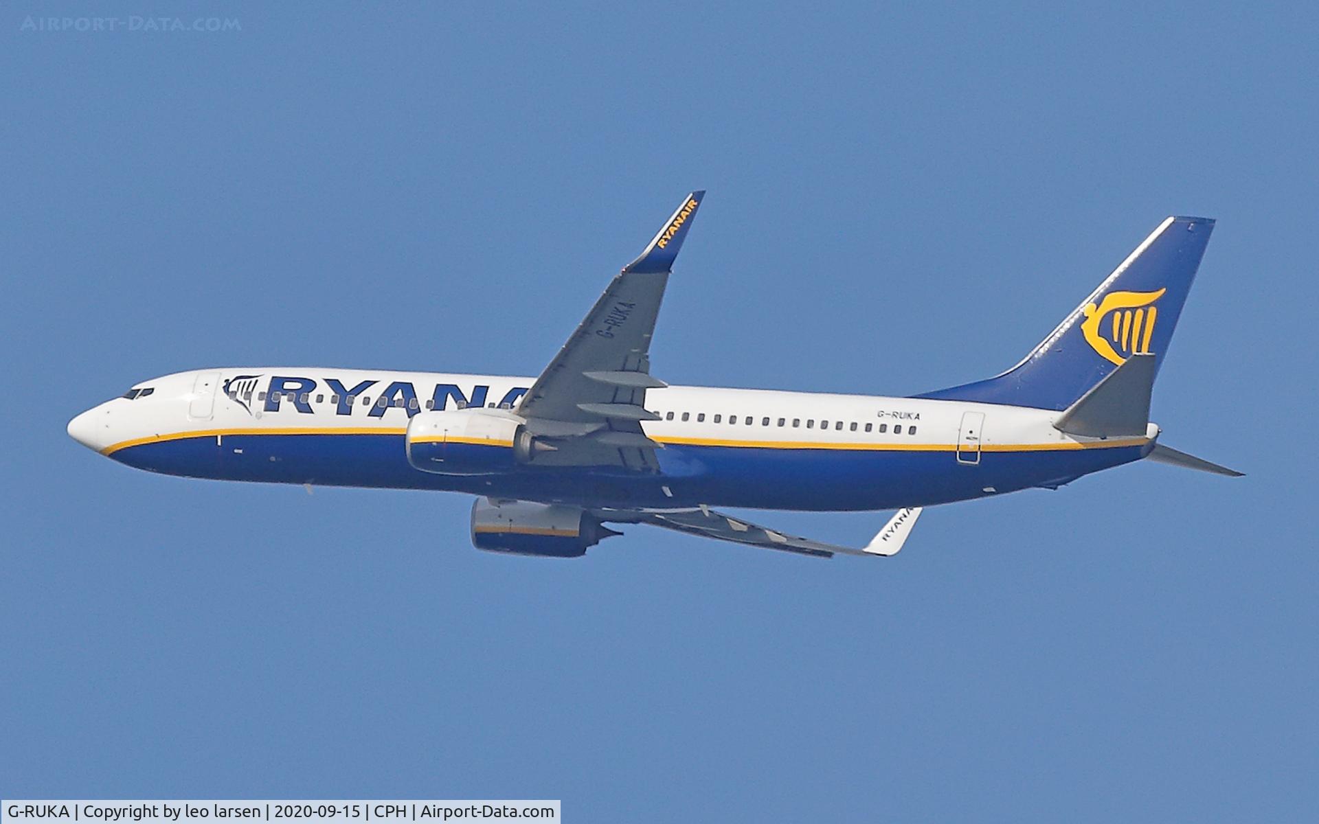 G-RUKA, 2014 Boeing 737-8AS C/N 44687, Copenhagen 15.9.2020