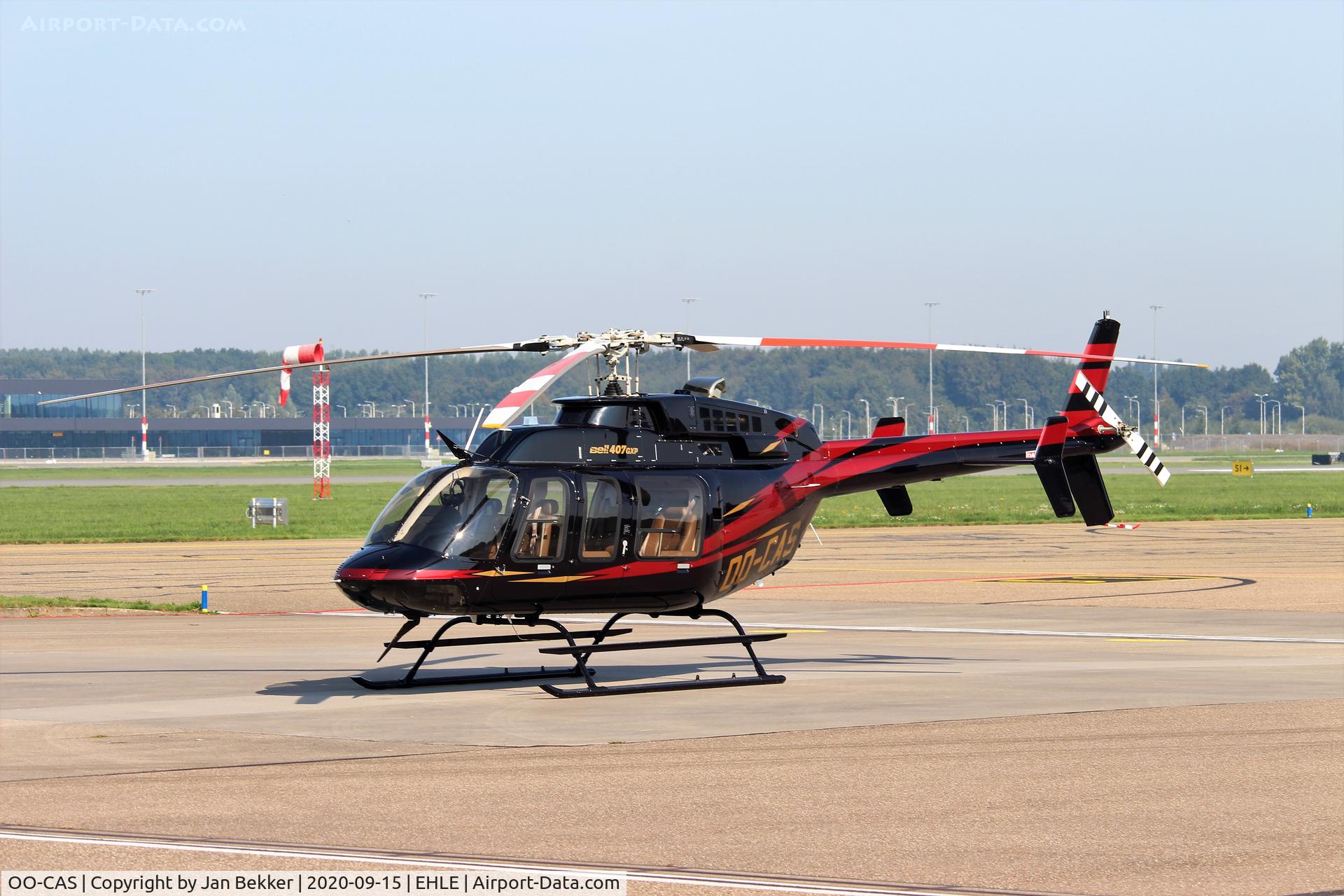 OO-CAS, 2016 Bell 407 C/N 54715, Lelystad Airport