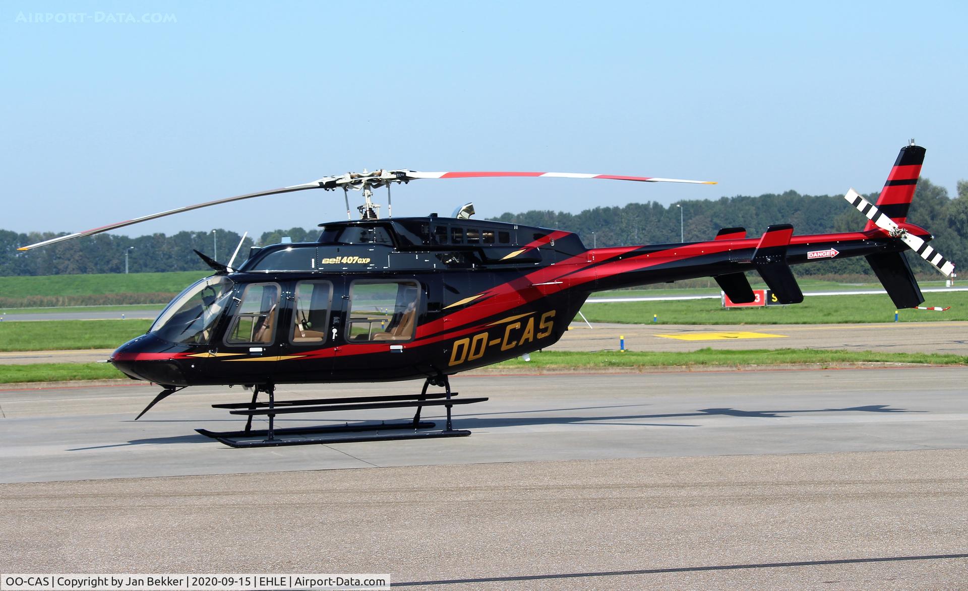 OO-CAS, 2016 Bell 407 C/N 54715, Lelystad Airport