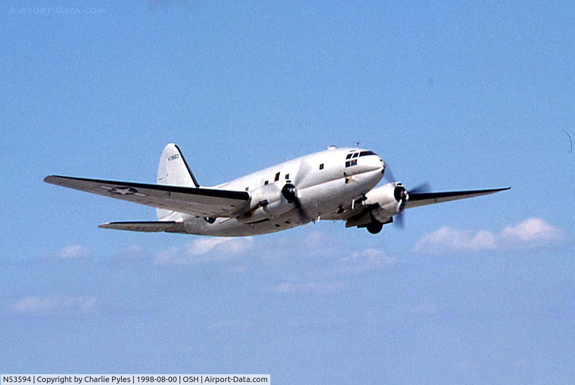 N53594, 1944 Curtiss C-46F Commando C/N 22486, China Doll crop caused loss of Sharpness