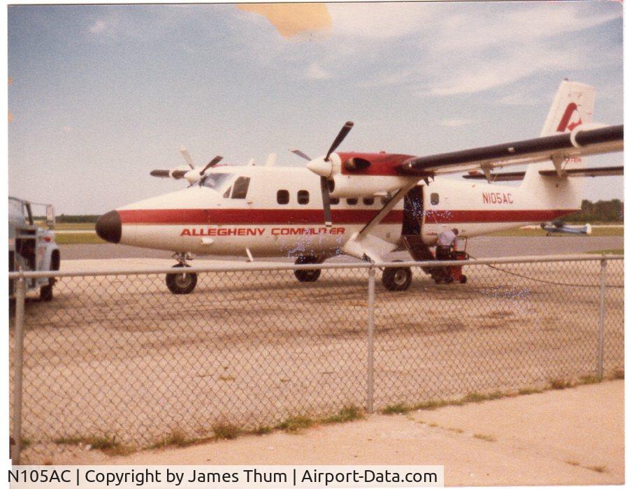 N105AC, 1979 De Havilland Canada DHC-6-300 Twin Otter C/N 659, Allegheny Commuter N105AC